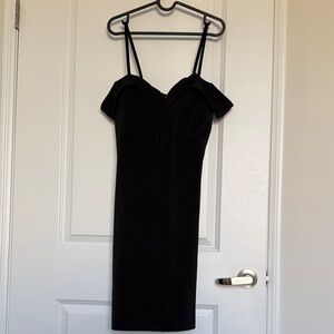 Black off shoulder Dress
